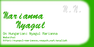 marianna nyagul business card